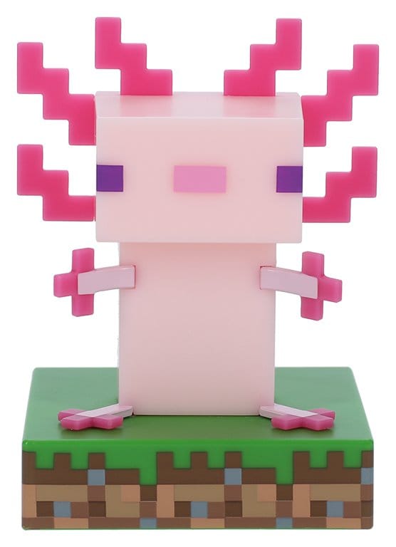 Minecraft Icon Leuchte Axolotl V3 11 cm
