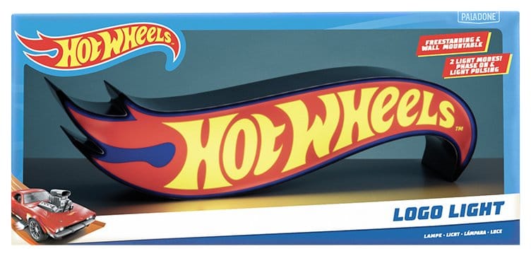 Hot Wheels Leuchte Yellow Logo 9 cm