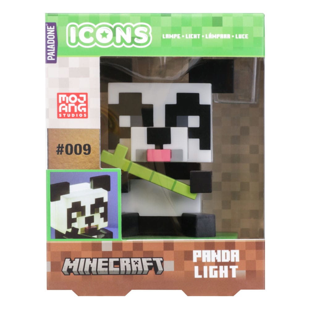 Minecraft Icons Leuchte Panda 11 cm