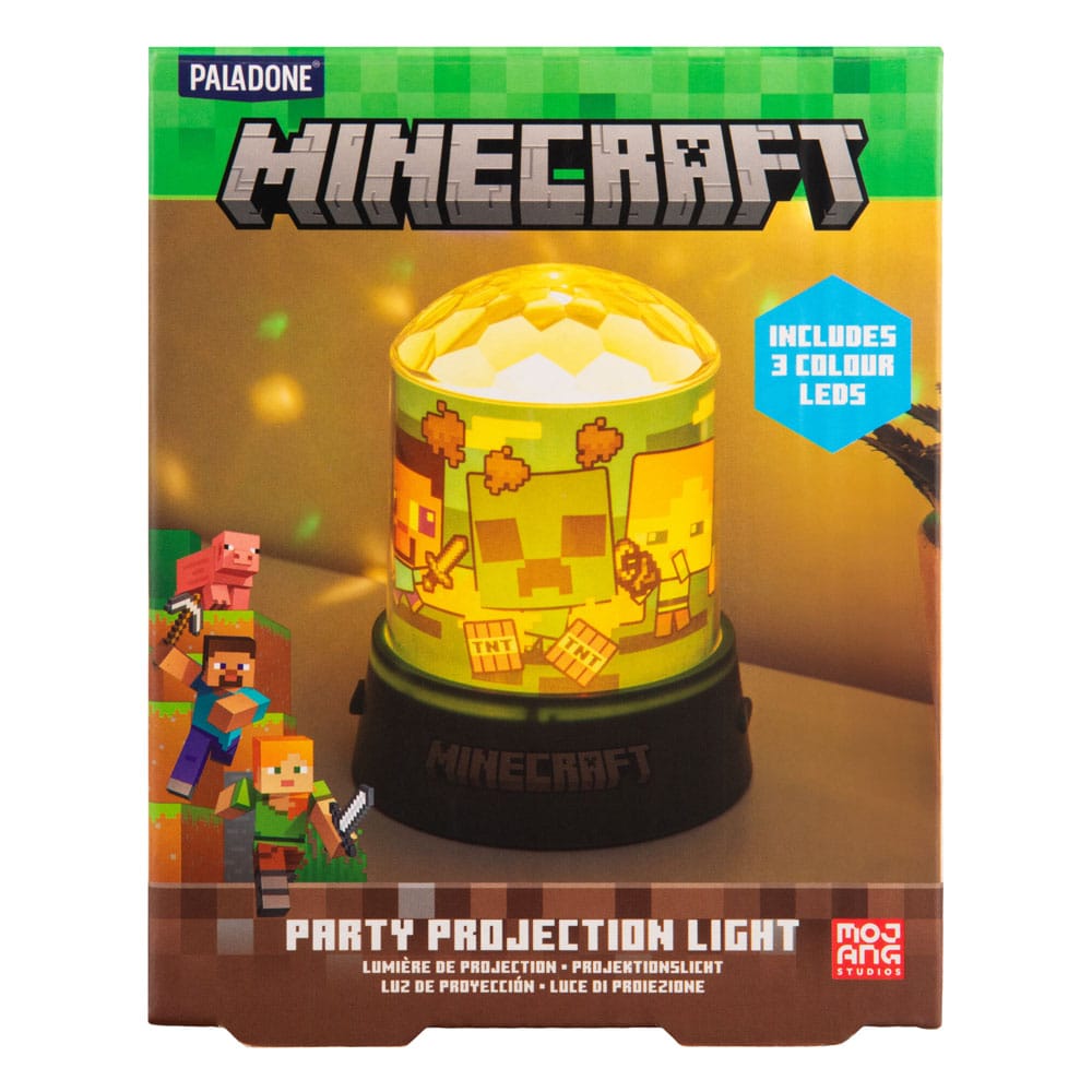 Minecraft Party Projektionsleuchte 13 cm