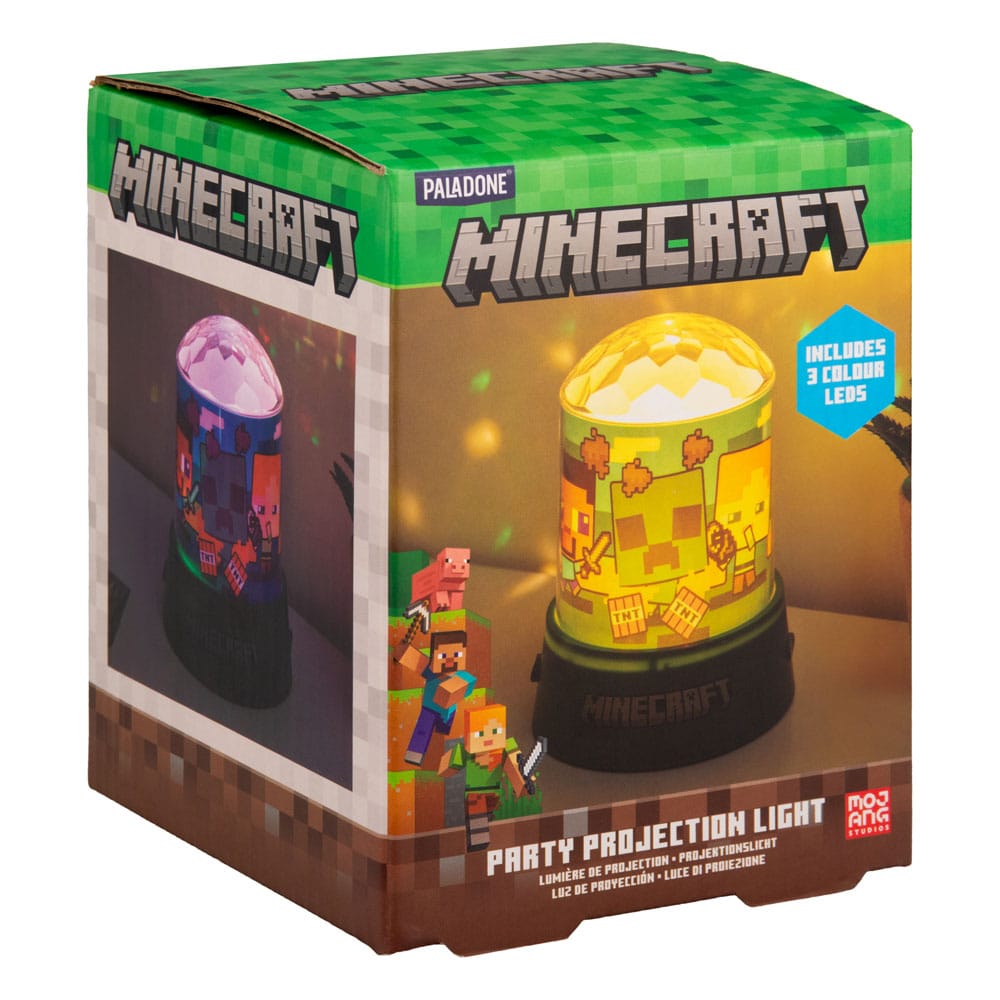 Minecraft Party Projektionsleuchte 13 cm
