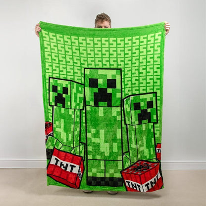 Minecraft Kissen-Decke Creeper 2-in-1 Foldable 150 cm