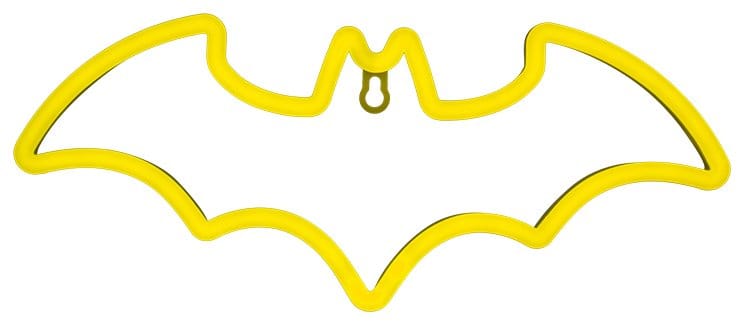 DC Comics Wandleuchte Batman LED Neon