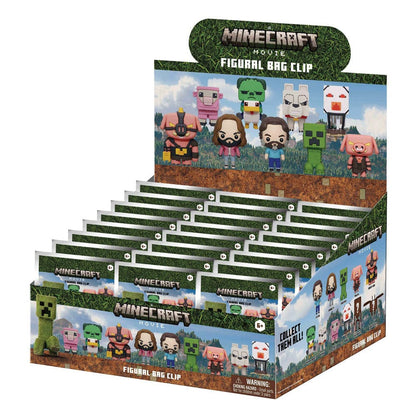 Minecraft Taschenanhänger Backpack Buddies Mystery Bags Series 3 Display (24)