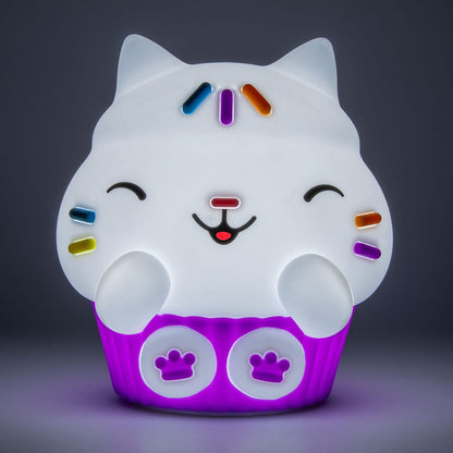 Gabby´s Dollhouse Squishy Glo Silikon-Leuchte Cakey Cat 15 cm