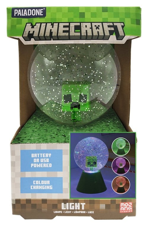 Minecraft Leuchte LED Glitter Ball