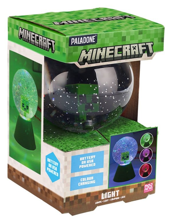 Minecraft Leuchte LED Glitter Ball