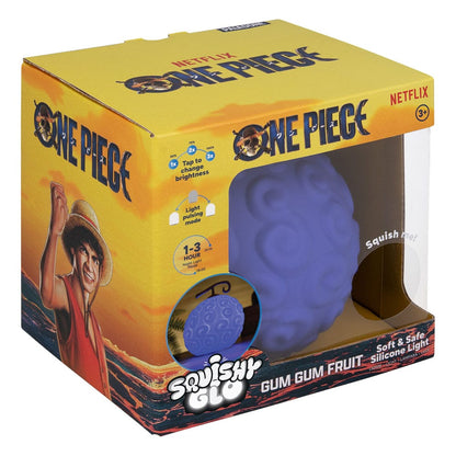 One Piece Squishy Glo Silikon-Leuchte Gum Gum Fruit 15 cm