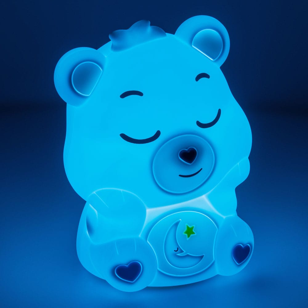Die Glücksbärchis Squishy Glo Silikon-Leuchte Schlummerbärchi 15 cm