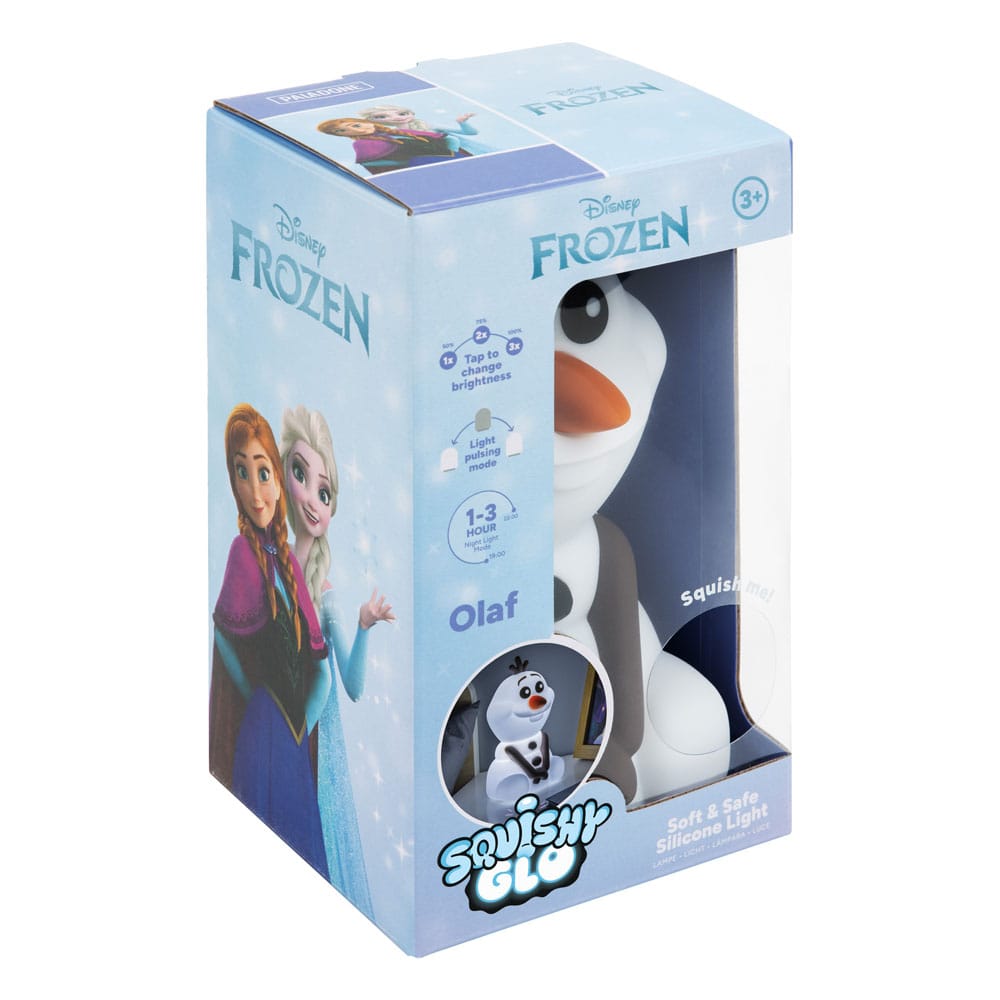 Die Eiskönigin Völlig unverfroren Squishy Glo Silikon-Leuchte Olaf 15 cm