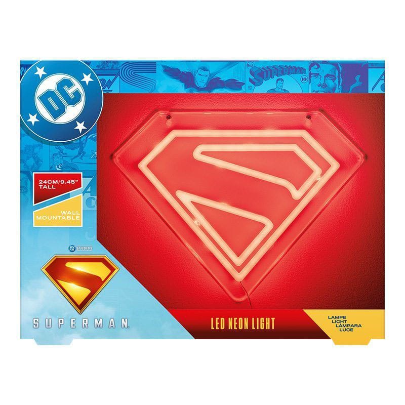 DC Comics LED Wandleuchte Superman Neon