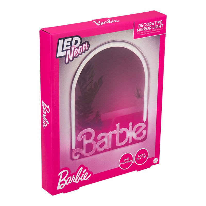 Barbie Wand-Spiegel Neon 27 cm
