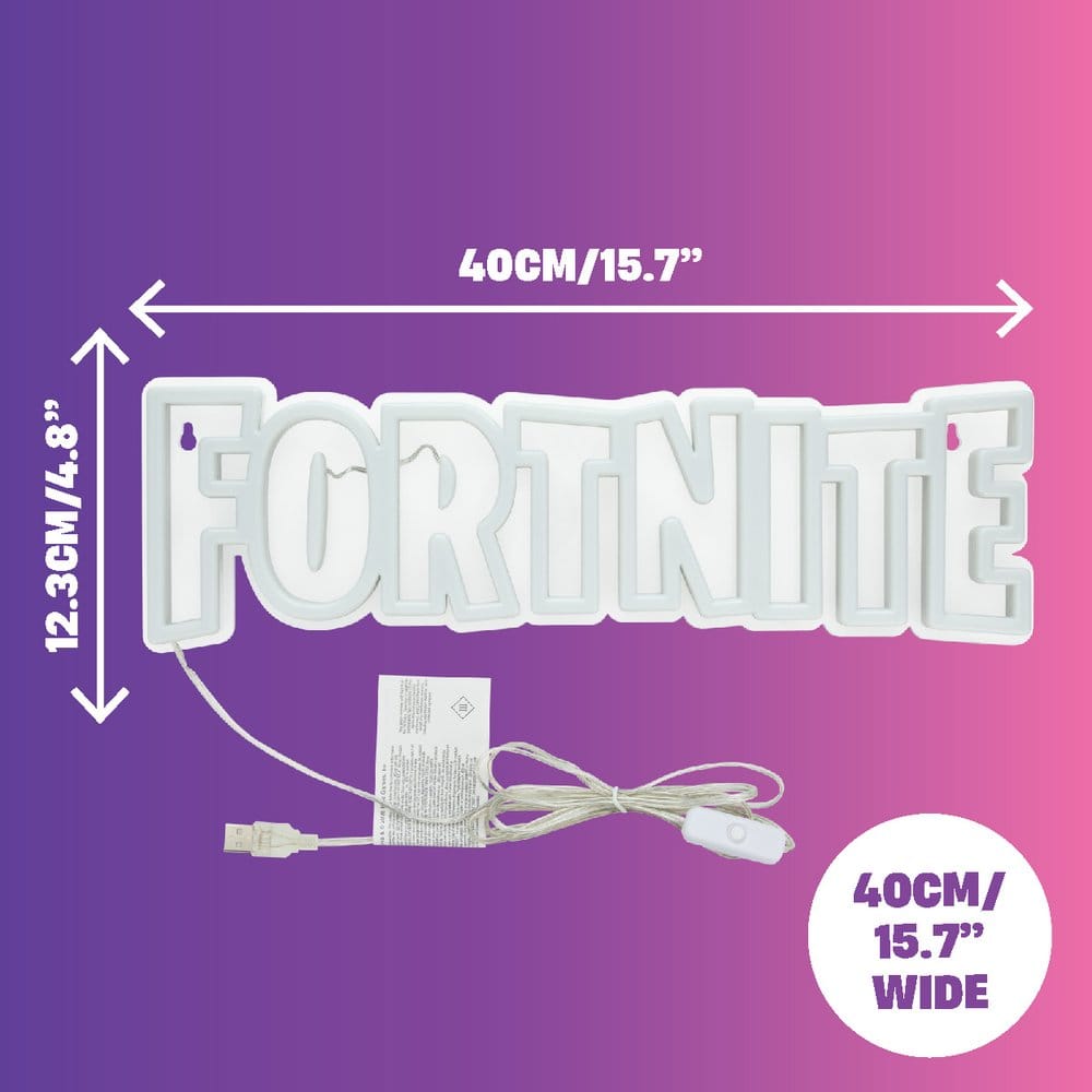 Fortnite Wandleuchte LED Neon 40 cm