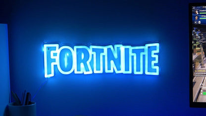 Fortnite Wandleuchte LED Neon 40 cm