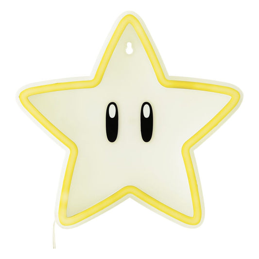 Super Mario LED Wandleuchte Super Star Neon