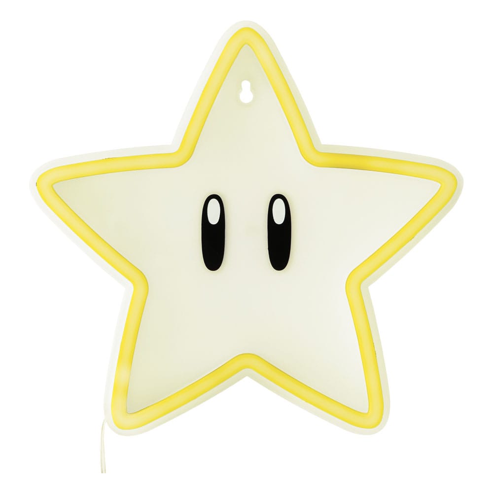 Super Mario LED Wandleuchte Super Star Neon