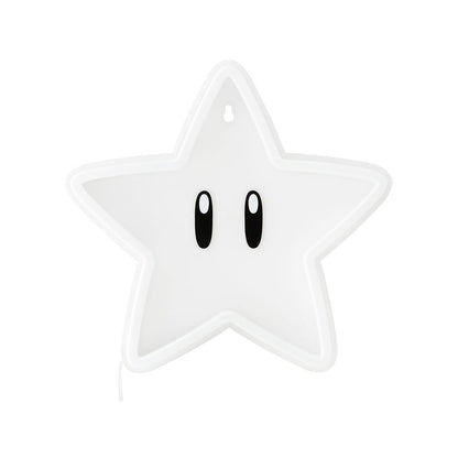 Super Mario LED Wandleuchte Super Star Neon