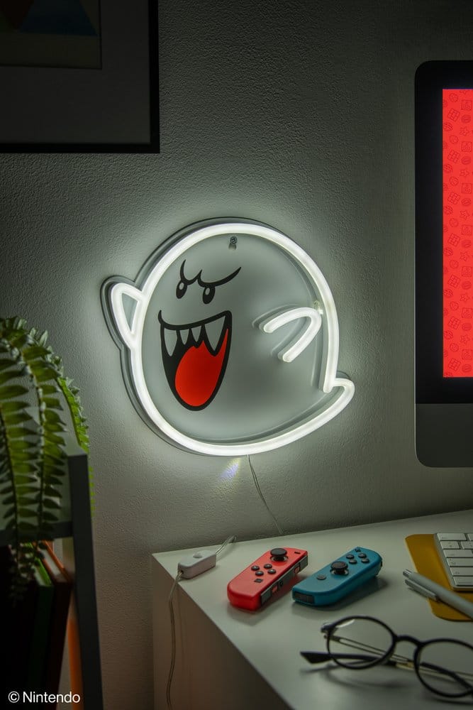 Super Mario LED Neon Wandleuchte Boo 23 x 23 cm