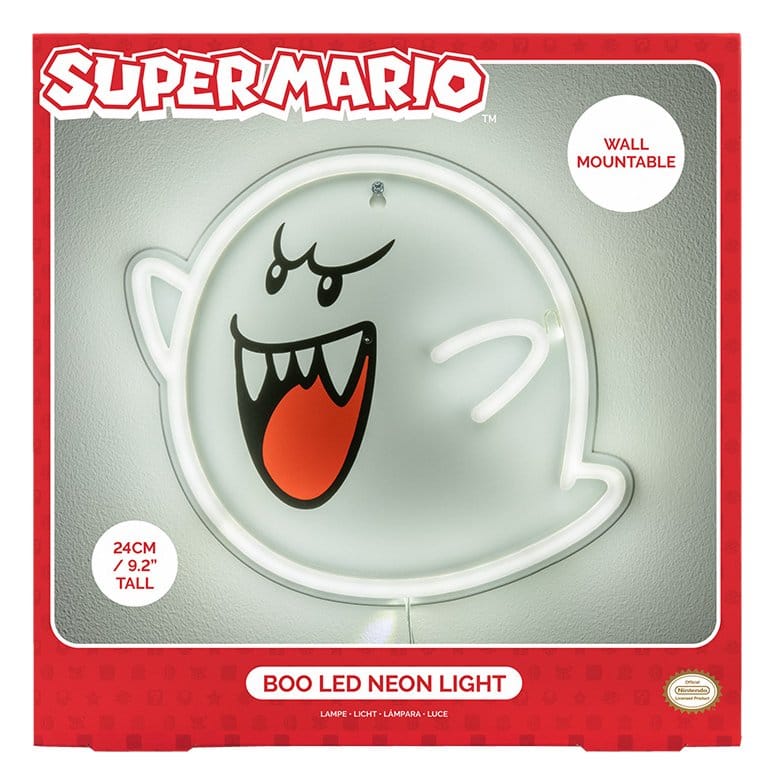Super Mario LED Neon Wandleuchte Boo 23 x 23 cm
