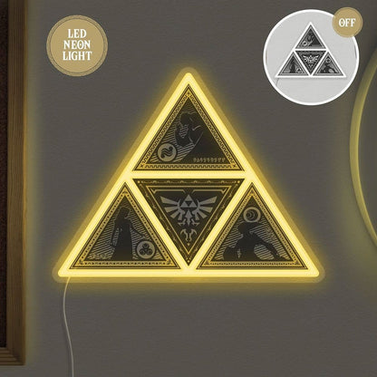The Legend of Zelda Wandleuchte Triforce 22 x 25 cm