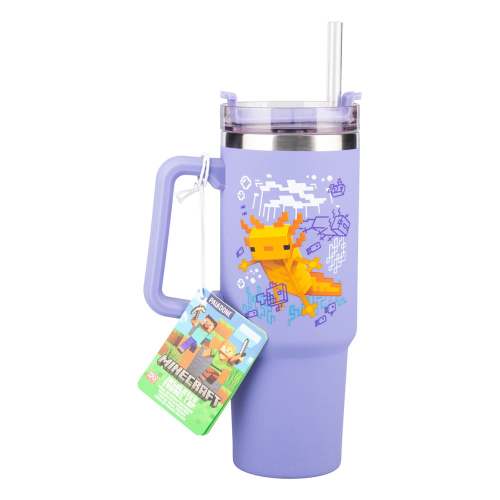 Minecraft Trinkbecher To Go Purple