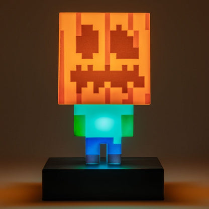 Minecraft Icons Leuchte Zombie Jack O Lantern 10 cm