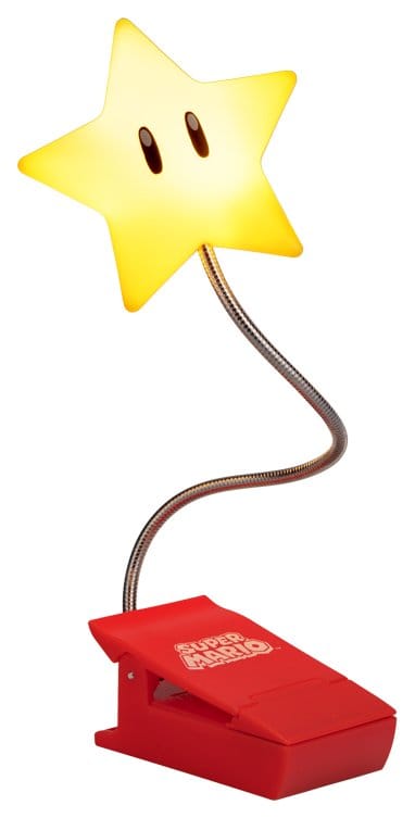 Super Mario Leuchte Super Star Clip 33 cm