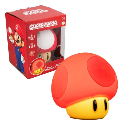 Super Mario SquishyGlo Silikon-Leuchte Super Mushroom Rechargeable 15 cm