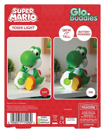 Super Mario GloBuddies Leuchte Yoshi 18 cm