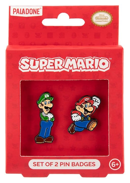 Super Mario Ansteck-Pin 2er-Pack