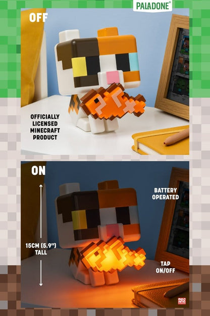 Minecraft GloBuddies Leuchte Cat 15 cm