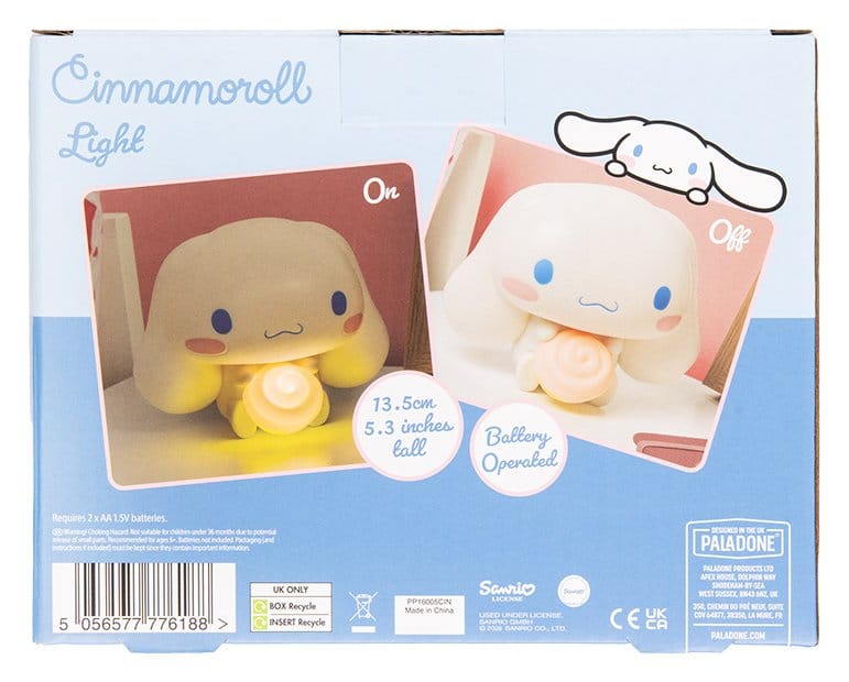 Sanrio GloBuddies Leuchte Cinnamoroll 14 cm