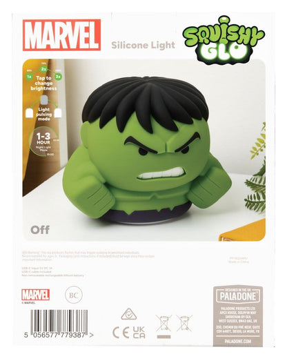Marvel Universe SquishyGlo Silikon-Leuchte Hulk Rechargeable 15 cm