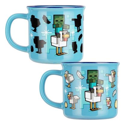 Minecraft Tasse mit Thermoeffekt Chicken Jockey