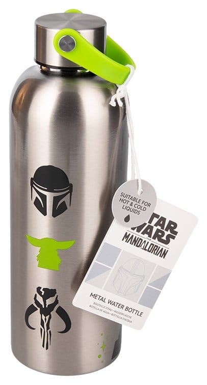 The Mandalorian Metall Trinkflasche Mandalorian & Grogu