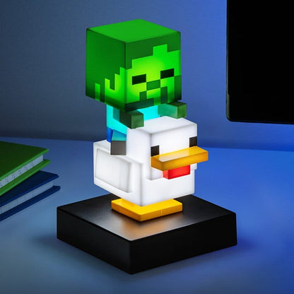 Minecraft Icon Leuchte Chicken Jockey 13 cm