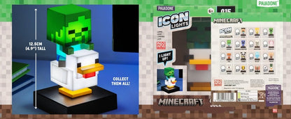 Minecraft Icon Leuchte Chicken Jockey 13 cm