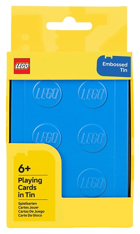 Lego Spielkarten in einer Dose