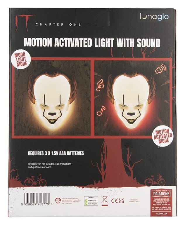 Es Leuchte Pennywise Mask Motion Sensor 25 cm