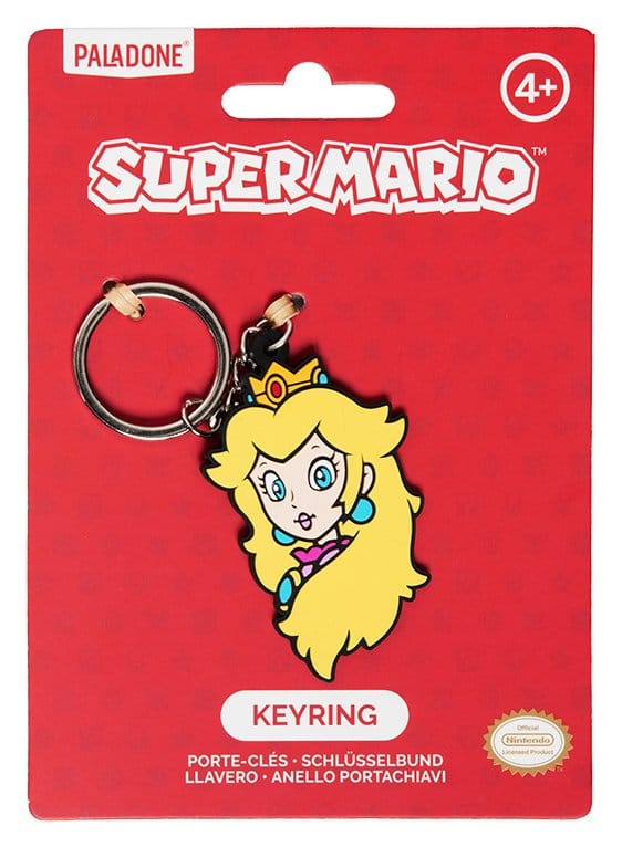 Super Mario Schlüsselanhänger Princess Peach PVC 6 cm