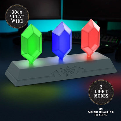 The Legend of Zelda Icon Light Plus Leuchte Rupee 30 cm