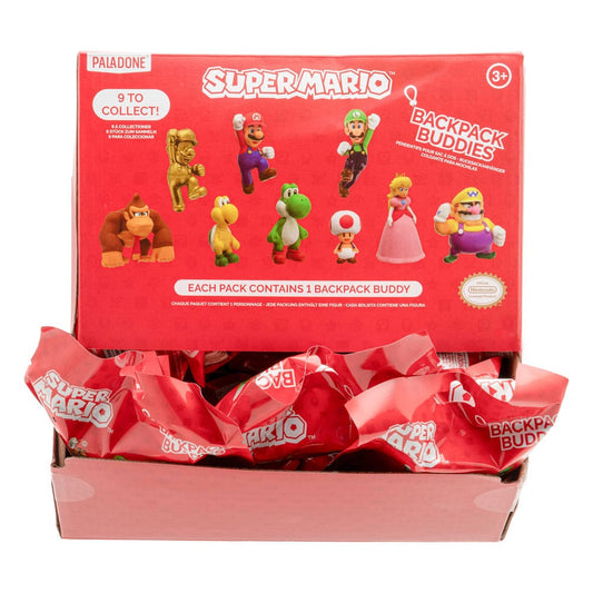 Super Mario Taschenanhänger Backpack Buddies Mystery Bags Display (24)