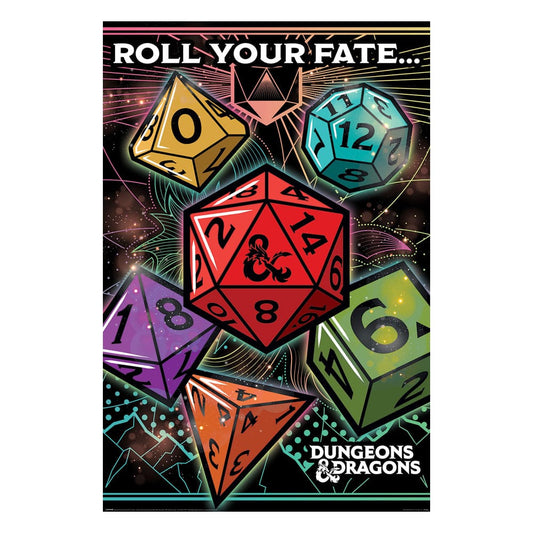 Dungeons & Dragons Poster Set Roll Your Fate 61 x 91 cm (4)
