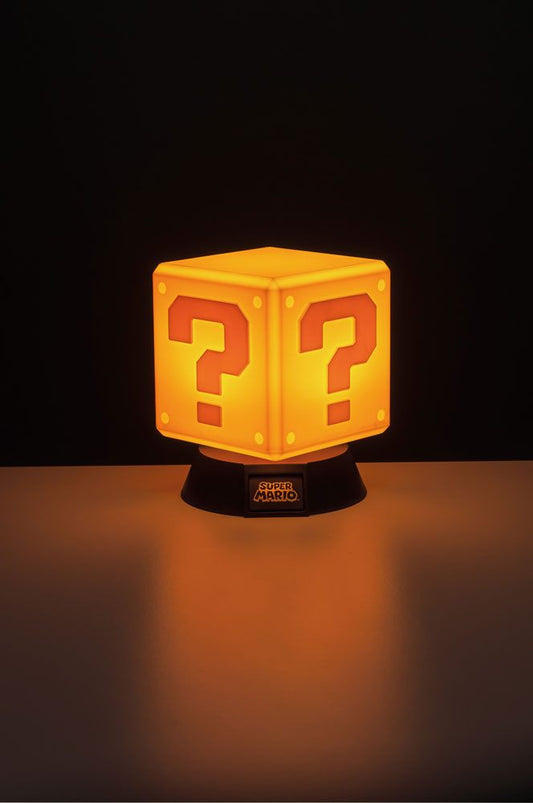 Super Mario 3D Lampe Fragezeichen-Block 10 cm