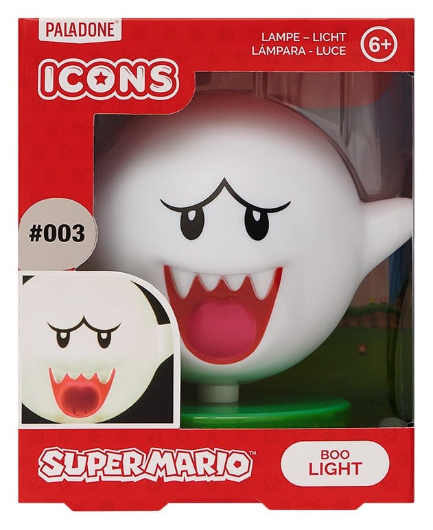 Super Mario Icon Leuchte Boo 11 cm