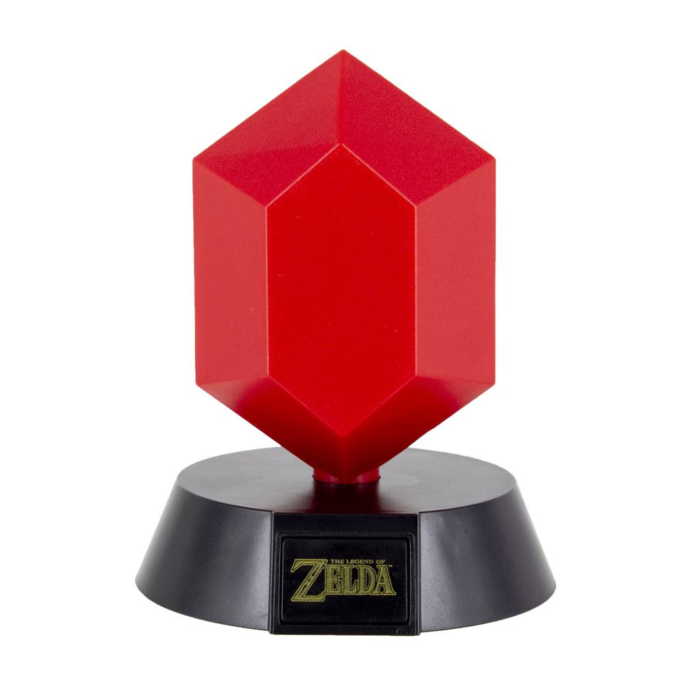 The Legend of Zelda 3D Icon Lampe Red Rupee 10 cm