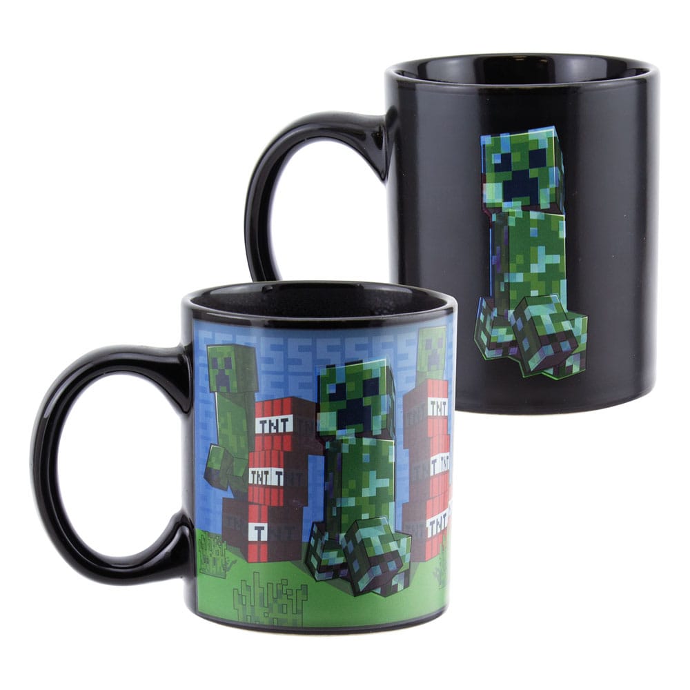 Minecraft Tasse mit Thermoeffekt Creeper