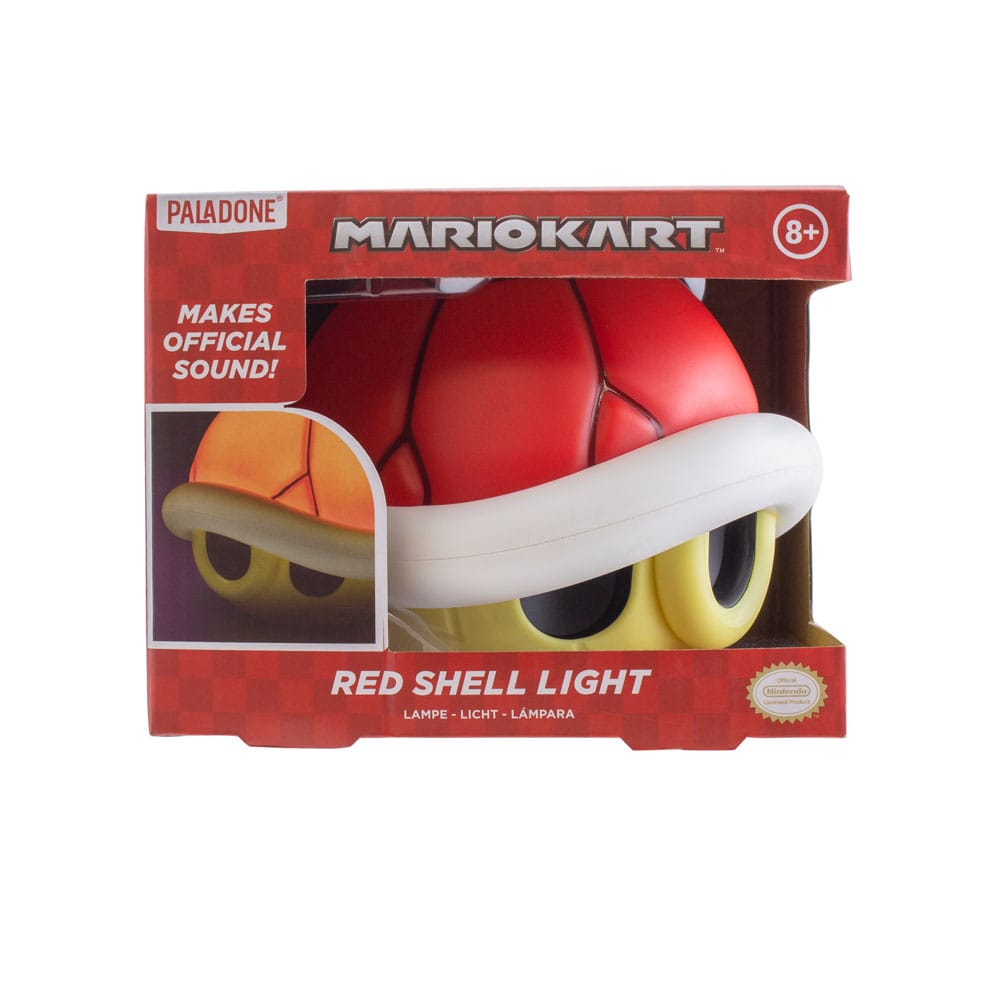 Mario Kart Leuchte mit Sound Red Shell 12 cm