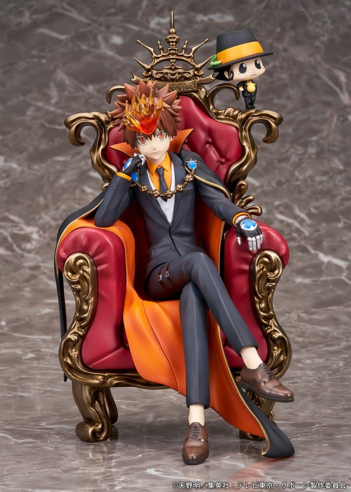 Katekyo Hitman Reborn PVC Figur Tsunayoshi Sawada & Reborn 21 cm