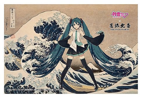 Hatsune Miku x Katsushika Hokusai iXima Postcard A/B/C/D/E/F/G/H Sortiment (10)